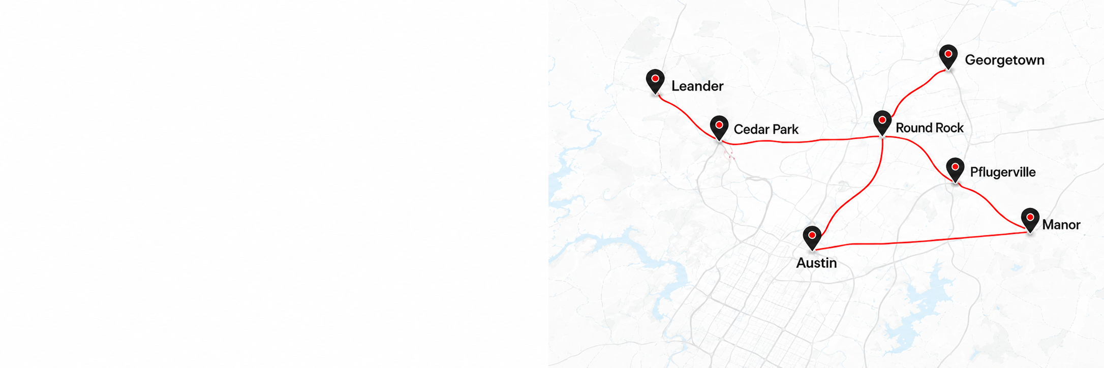 ATX Brake Mobile service area map